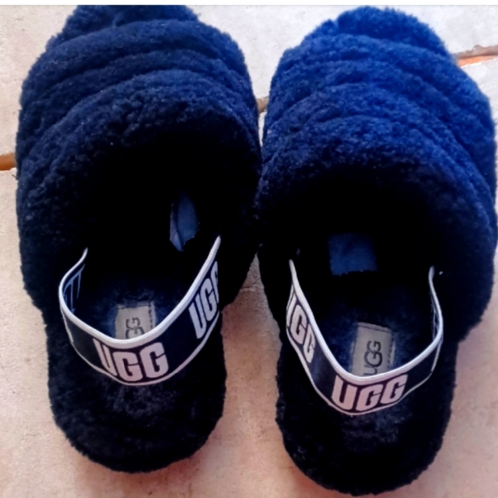 Authentic Ugg fluff yeah slide slippers